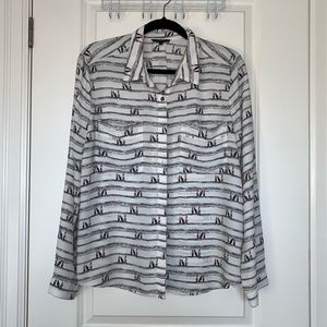 RW&Co. Lipstick Blouse - XL